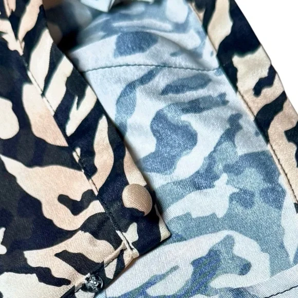 Stylish Animal Print Skirt with Lace Trim - Picture 5 of 5